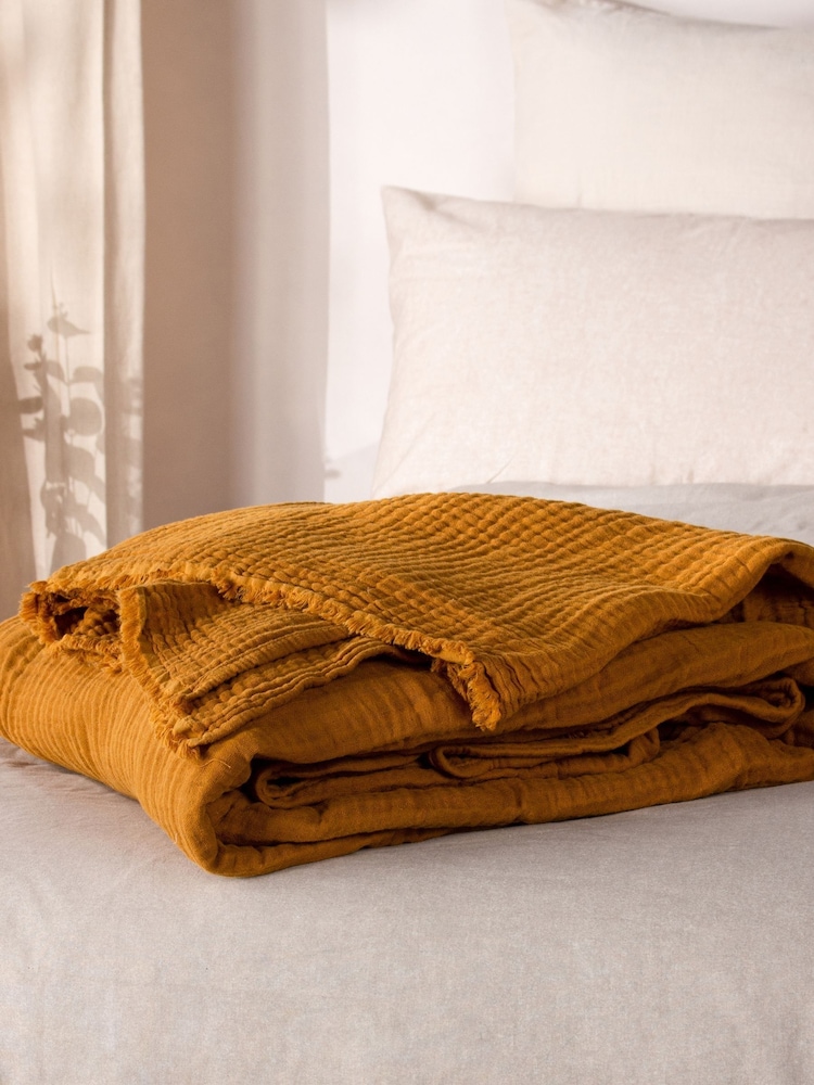 Yard Oversized Lark 4 Layer Muslin Crinkle 100% Cotton Throw - Imagem 1 de 6