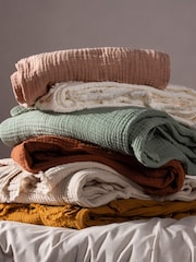 Yard Oversized Lark 4 Layer Muslin Crinkle 100% Cotton Throw - Imagem 2 de 6
