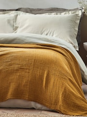 Yard Lark 4 Layer Muslin Crinkle 100% Cotton Throw - Imagem 1 de 7