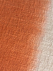 Furn Amber Orange Mizu Dip Dye 100% Cotton Rectangular Cushion - Image 6 of 6