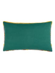 heya home Multicolour Sweet Slogan Cotton Knitted Woven Cushion - Image 3 of 6