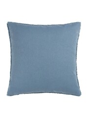 heya home Purple Smile Cotton Knitted Woven Cushion - Image 4 of 7