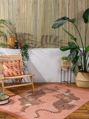 furn. Tibetan Tiger Animal Washable Outdoor/Indoor Rug - Bild 1 von 3