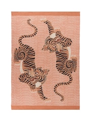 furn. Tibetan Tiger Animal Washable Outdoor/Indoor Rug - Bild 2 von 3