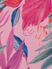 furn. Pink Psychedelic Jungle Exotic Washable Outdoor/Indoor Rug - Image 3 of 3