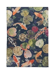 Riva Paoletti Blue Koi Pond Washable Outdoor/Indoor Rug - Image 2 of 4