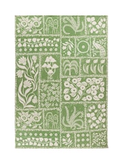 furn. Green Forage Garden Botanical Washable Outdoor/Indoor Rug - Image 2 of 3