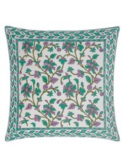 Riva Paoletti Oasis Green Mentera Villa Floral Cushion - Image 1 of 6