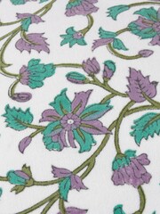 Riva Paoletti Oasis Green Mentera Villa Floral Cushion - Image 4 of 6