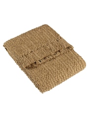 HÖEM Olive Green Morni Woven Yarn Fringed Throw - Image 1 of 2