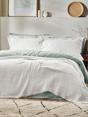 Yard Oversized Lark 4 Layer Muslin Crinkle 100% Cotton Throw - Imagem 2 de 7