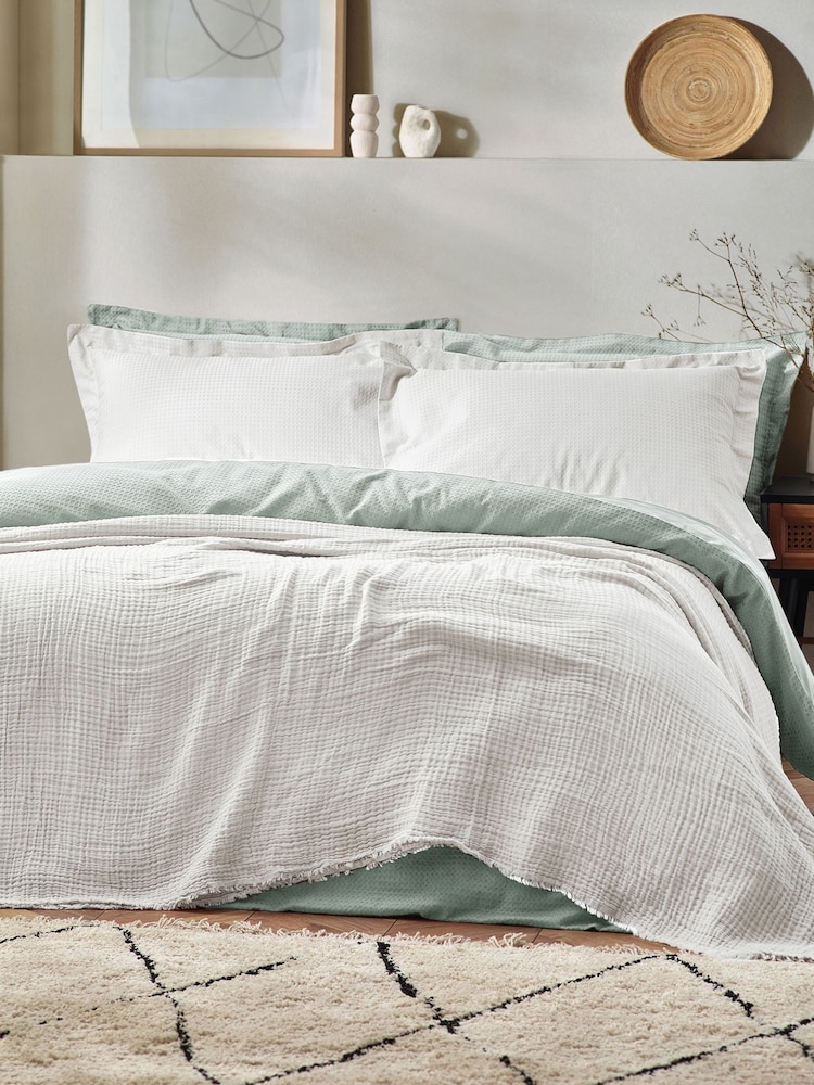 Yard Oversized Lark 4 Layer Muslin Crinkle 100% Cotton Throw - Imagem 2 de 7