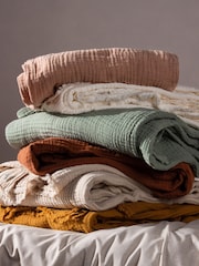 Yard Oversized Lark 4 Layer Muslin Crinkle 100% Cotton Throw - Imagem 3 de 7
