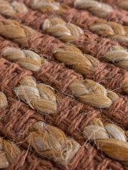 وسادة قطن جوت Wikka محبوك بني Pecan من Yard - صورة 6 من 7