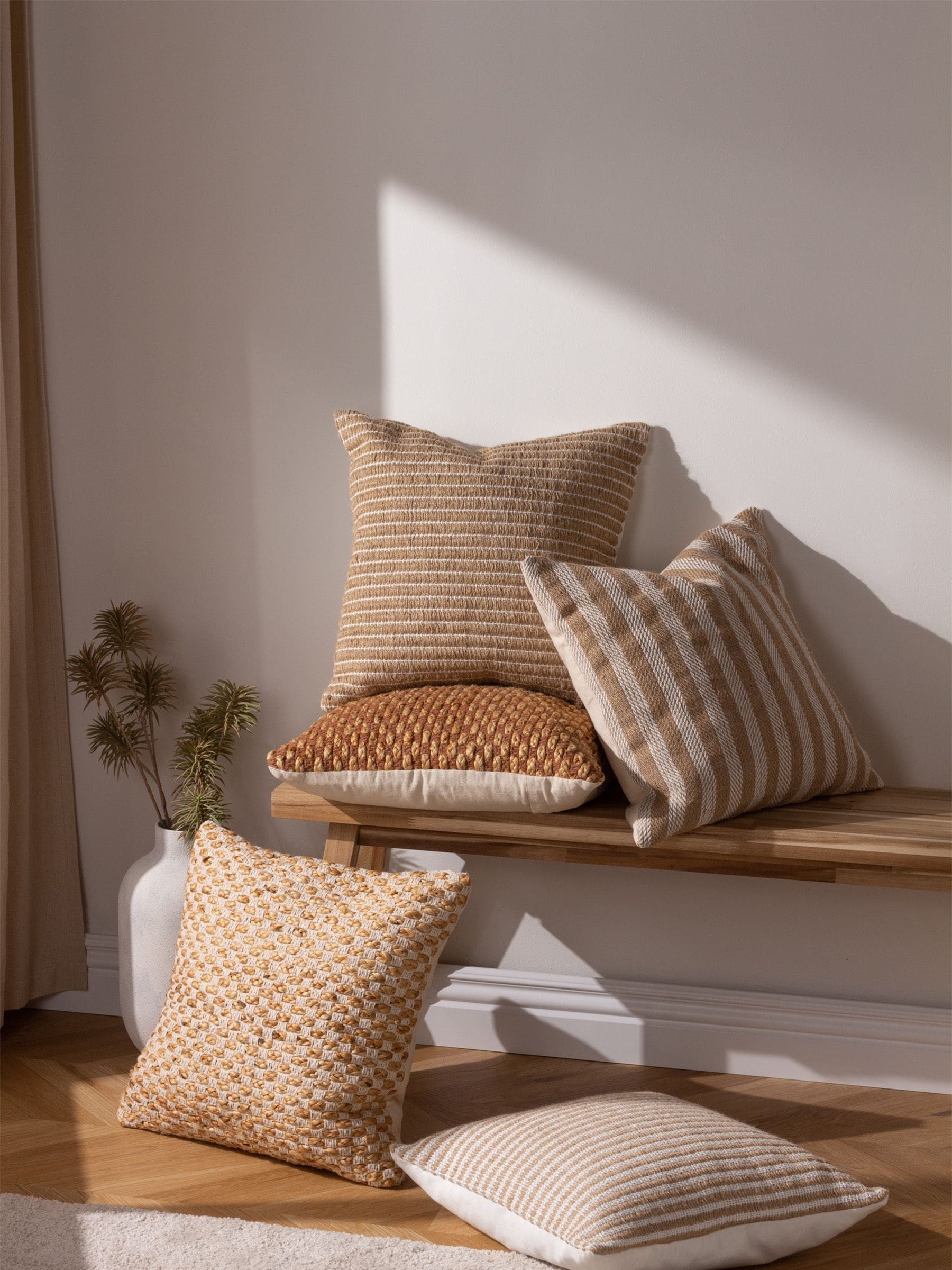 Woven cushions deals