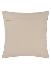 Yard Natural Beige Pecan Brown Wikka Cotton Jute Woven Cushion - Image 4 of 7