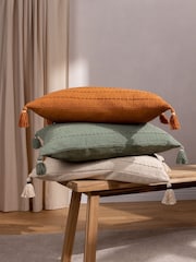 Подушка из 100% хлопка с кисточками Yard Caliche - Изображение 2 из 8