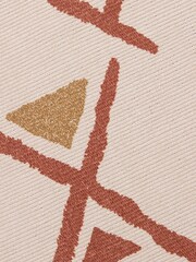 furn. Red Inka Geometric Washable Outdoor/Indoor Rug - Image 3 of 3