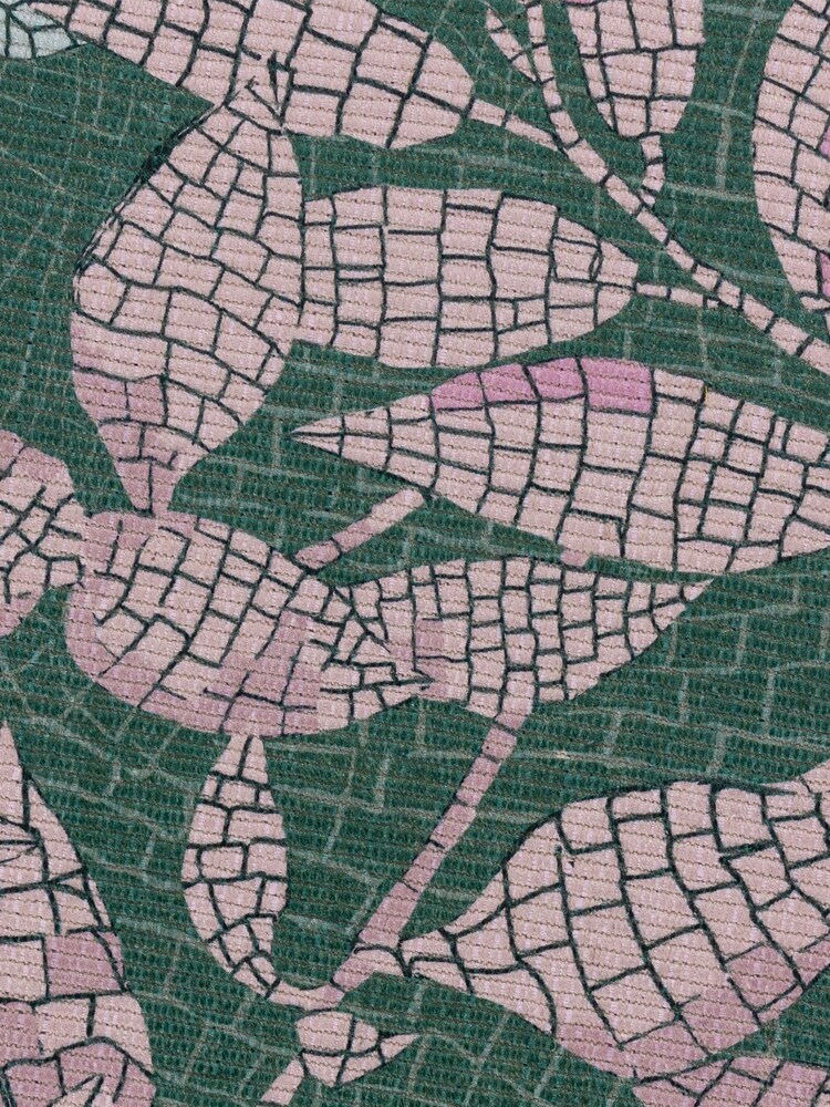 furn. Green Cypressa Mosaic Tile Washable Outdoor/Indoor Rug - Image 3 of 3