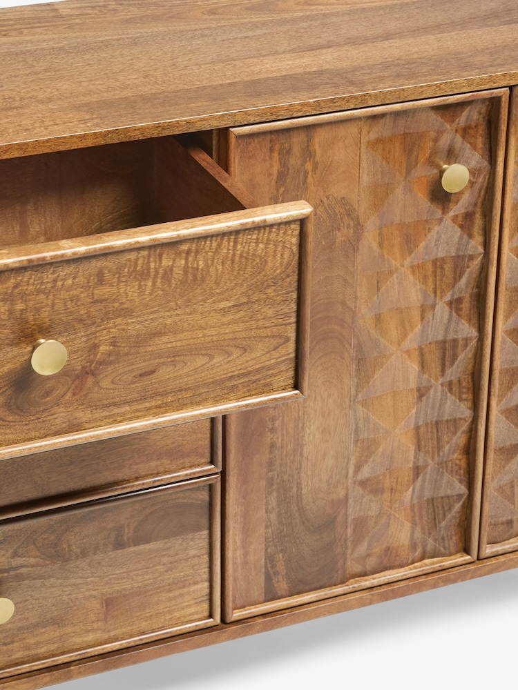Dark Lloyd Mango Wood Extra Large Sideboard - Image 11 of 11