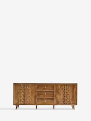 Dark Lloyd Mango Wood Extra Large Sideboard - Image 7 of 11