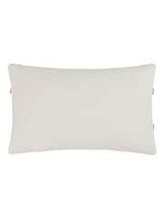 heya home Multicolour Joy Slogan Cotton Tufted 100% Cotton Cushion - Image 3 of 6