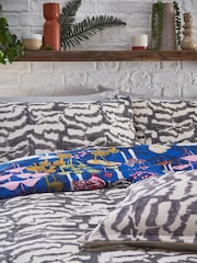 furn. Amanita Abstract Mushroom Reversible Duvet Cover and Pillowcase Set - Imagem 2 de 3