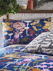 furn. Amanita Abstract Mushroom Reversible Duvet Cover and Pillowcase Set - Imagem 3 de 3