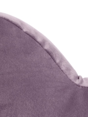 heya home Lilac Flower Velvet Cushion - Image 2 of 6