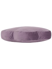 heya home Lilac Flower Velvet Cushion - Image 5 of 6
