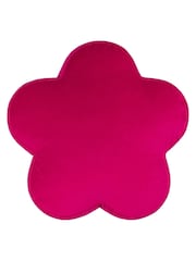 heya home Hot Pink Hot Pink Flower Velvet Cushion - Image 2 of 5