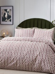 HÖEM Chestnut Brown Chestnut Brown Avery Minimalist Cotton Rich Duvet Cover and Pillowcase Set - Image 2 of 4