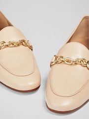 LK Bennett Nude Leather Adalynn Snaffle Loafers - Image 4 of 4