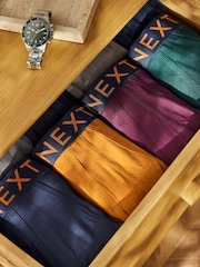 Bamboo Rich Colour Stripe Waistband 4 pack Signature A-Front Boxers - Image 5 of 5