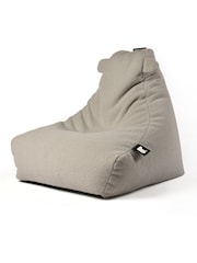 Extreme Lounging Grey Mini Teddy Beanbag - Image 3 of 3