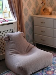 Extreme Lounging Pink Mini B-bag Teddy Beanbag - Image 1 of 3