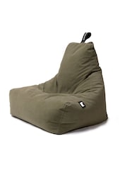 Extreme Lounging Green Mighty B-Bag Brushed Suede Beanbag - Image 2 of 2