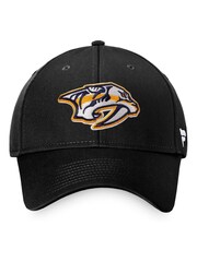 Nashville Predators Fanatics Branded Core Structured Adjustable Black Cap Unisex - Image 3 of 4