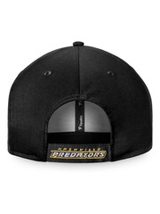 Nashville Predators Fanatics Branded Core Structured Adjustable Black Cap Unisex - Image 4 of 4