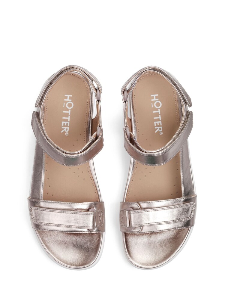 Hotter Flaunt Touch-Fastening/Buckle Regular Fit Sandals - Image 4 of 4