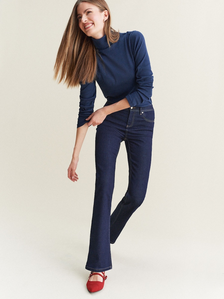Rinse Blue Supersoft Bootcut Jeans - Image 1 of 5 Rinse Blue Supersoft Bootcut Jeans - Image 1 of 5