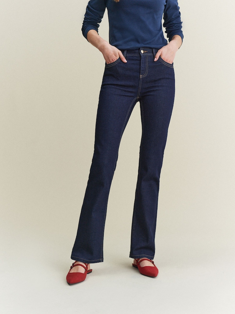 Rinse Blue Supersoft Bootcut Jeans - Image 2 of 5 Rinse Blue Supersoft Bootcut Jeans - Image 2 of 5