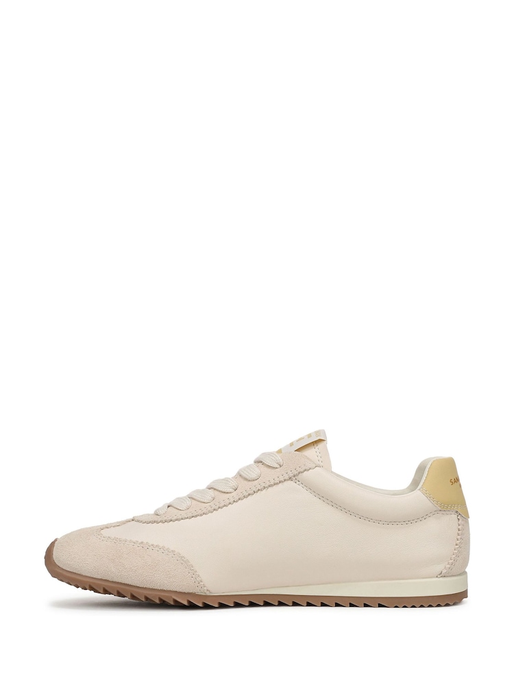 Sam Edelman Cream Isella 2 Regular Fit Lace-Up Trainers - Image 2 of 7 Sam Edelman Cream Isella 2 Regular Fit Lace-Up Trainers - Image 2 of 7
