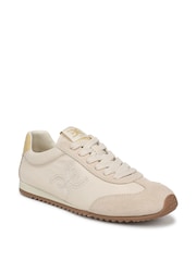 Sam Edelman Cream Isella 2 Regular Fit Lace-Up Trainers - Image 3 of 7