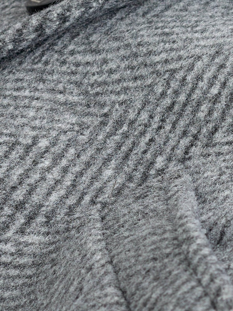 Grey Oversized Formal Coat - Image 7 of 7