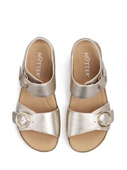 Hotter Gold Regular Fit Tourist Buckle Sandals - Image 4 of 4