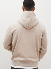 Neutral Borg Fleece Lined Hoodie - Image 6 of 7