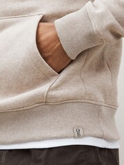Neutral Borg Fleece Lined Hoodie - Image 7 of 7