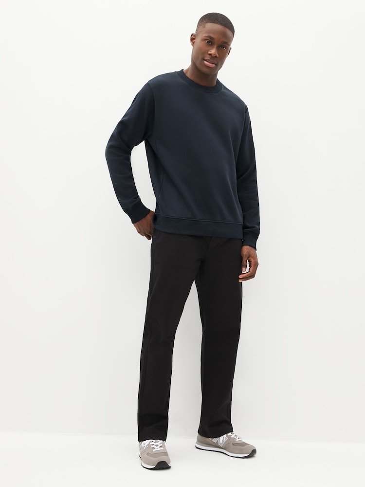 Navy Blue/Khaki Green Crew Sweatshirts 2 Pack - Image 5 of 10