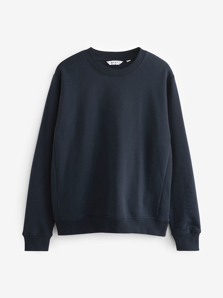 Navy Blue/Khaki Green Crew Sweatshirts 2 Pack - Image 7 of 10